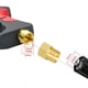 thumbnail image 4 of Adaptador de latón para lavadora a presión, métrico M22 15 mm macho a M22 14/15 mm hembra adaptador de manguera hembra Ormromra WLJ-3023, 4 of 5