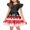 Black, variant on Grblisyd Girls Christmas Dresses School Outfits Kids A-Line Midi Casual Sundress Cute Cartoon Printed Flutter Sleeve Dress For Party