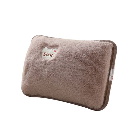Rechargeable Winter Heater Warm Hands Treasure Electric Hot Water Bag Home Warming Bag Heat Pack Hand Warmer KHAKI