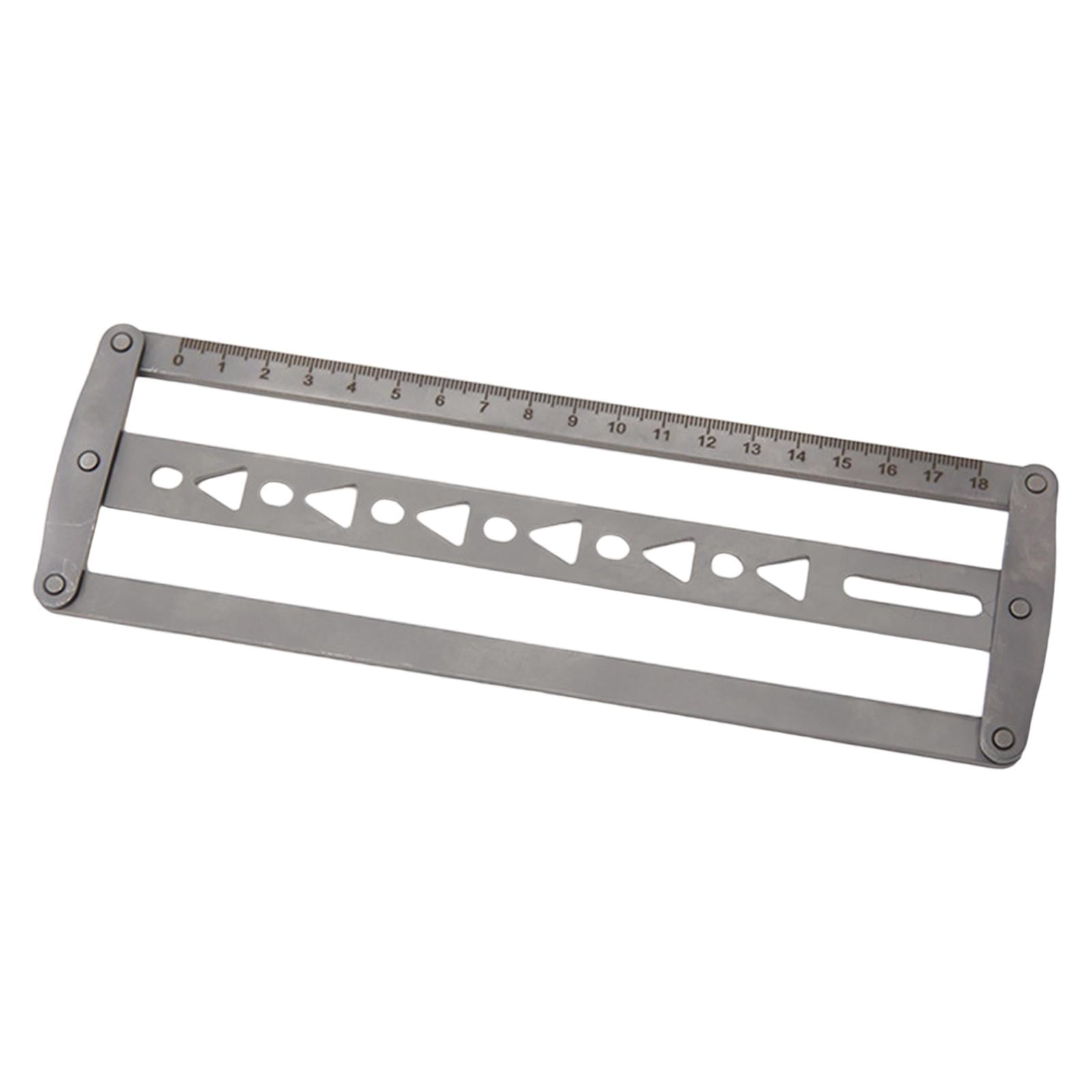 FVDPWYE Belt Positioning Auxiliary Ruler DIY Handcraft Belt Hole Punch Belt End Tool Triangle