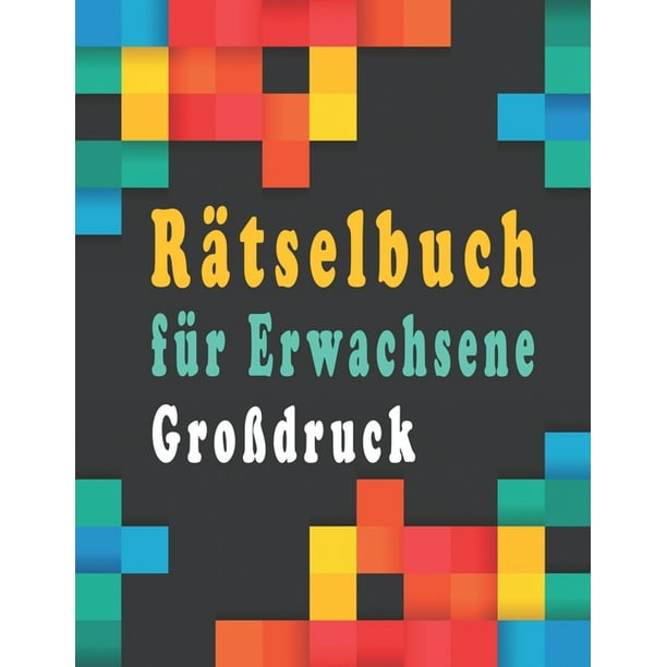 Rätselbuch Für Erwachsene Rätselblock Großdruck, Wörter Suchen, Sudoku, Wörter Scrabble Und