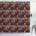 thumbnail image 1 of Ambesonne Fox Shower Curtain, Small Forest Animals Pond, 69"Wx84"L, Multicolor, 1 of 3