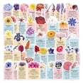 thumbnail image 1 of CSChome Waterproof Flower Stickers Cartoon Graffiti Stickers 50Pcs Flower Leaves Pattern Waterproof Fade-Resistant Laptop Decals Children Gift, 1 of 6