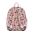 thumbnail image 3 of Pink Border Collie Dog and Flower Floral Backpack Backpack for School,Cute School Bag,Schoolbag with Adjustable Shoulder Straps & Padded Back,13.8"x11.4"x6", 3 of 6