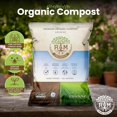 thumbnail image 2 of Premium Organic Compost 10 lb Bag for Vegetables, Flowers, Plants & Lawns-All Purpose Soil Amendment Fertilizer - Moisture Retention, Low Odor, Manure Based Compost - Indoor & Outdoor Use, 2 of 3