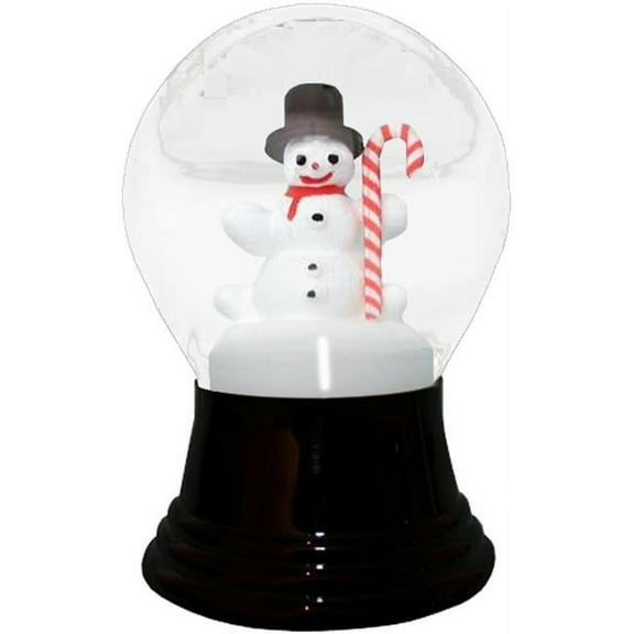 Perzy Snowglobe Medium Snowman with Canycane
