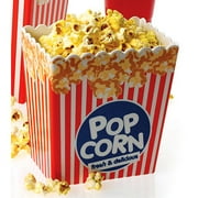 Small Retro Popcorn Box, Set of 4