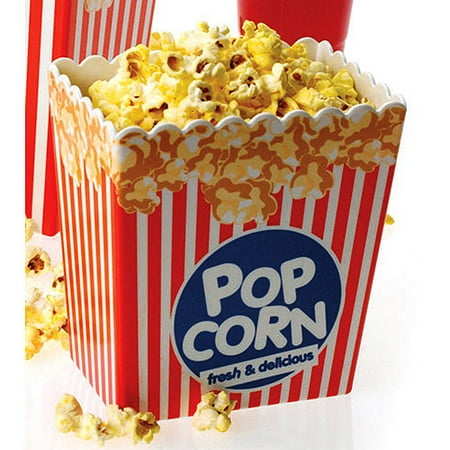 Small Retro Popcorn Box, Set of 4