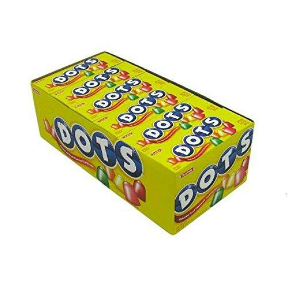 Dots Original Candy, Assorted Flavors, 2.25Ounce Boxes (Pack of 24