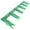 Green | 49" | 6 teeth, variant on Heavy Duty Bucket Tooth Bar – 49 inches | 6 Teeth – No Drilling – Bolt-On Loader Attachment – 4560 lbs Capacity – Fits 1/2" or Smaller Edge – Tip Black + Tooth Shank Green | 49 inches | 6 teeth