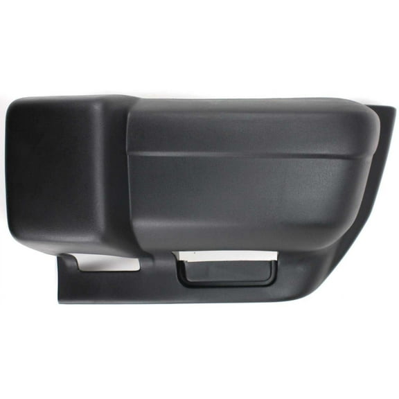 Bumper End Compatible With 1997-2001 Jeep Cherokee Front, Left Driver Plastic Textured