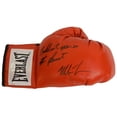 thumbnail image 1 of Mike Tyson Signed Everlast Red Boxing Glove w/Baddest Man On The Planet, 1 of 1