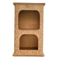thumbnail image 6 of PetPro 2 Floor ,Cat Condo with Eco-Friendly Corrugated Cardboard, Brown, 6 of 9