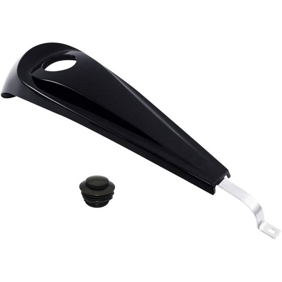 WOWTK Consola de tablero suave con tapa de gasolina emergente para Harley Touring Electra Glide FLHT Road Glide FLTRX Street Glide FLHX 2008-2022 negro