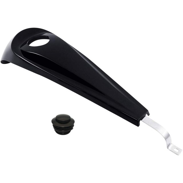 WOWTK Consola de tablero suave con tapa de gasolina emergente para Harley Touring Electra Glide FLHT Road Glide FLTRX Street Glide FLHX 2008-2022 negro