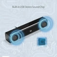 thumbnail image 4 of Adesso Xtream S5 USB-Powered Sound Bar Speaker 5W x 2, 4 of 9