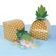 thumbnail image 5 of 100 Piezas Caja de Galletas de Caramelo de Piña Caja de Embalaje de Regalo de Fiesta Hawaiana Bolsa Luau Decoración de Boda de Cumpleaños de Verano, 5 of 5