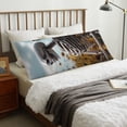 thumbnail image 6 of KLL Sunflower Butterfly Skull Pattern Long Body Pillow Cover,20x60 Body Pillow Cases,Soft Brushed Microfiber Invisible Zipper Design-Pillow core not included, 6 of 7