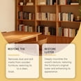 thumbnail image 6 of KRONDO Beeswax Polish And Cleaner, Wood Cleaner Repairing and Care, Multi-Purpose Furniture Beeswax WoodPolish, Restores Shine & Removes Scratches, For Living Rooms,Kitchens,Wood Furniture Floors, 6 of 9