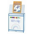thumbnail image 1 of Rainbow Accents Write-N-Wipe Magnetic Easel w Edge Banding (Blue), 1 of 2