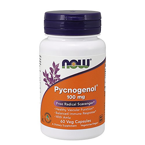 NOW Supplements, Pycnogenol 100 mg (a Unique Combination of Proanthocyanidins from French