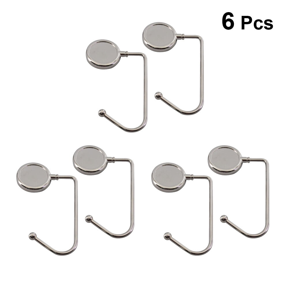6pcs Women Handbag Hanger Purse Hook Handbag Rack Holder Bag Table Hook