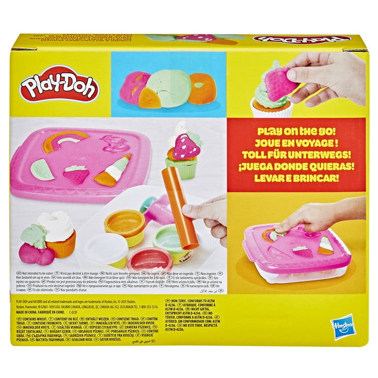 Play-Doh Create 'n Go Cupcakes Playset, Play-Doh Set, Storage