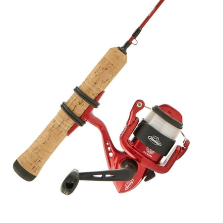 Berkley Cherrywood Ice Spinning Fishing Combo 27 Light Rod 2000 Size Reel
