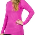 thumbnail image 3 of Med Couture Med Couture Long Sleeve Tee Shirt Tees & Sub-Scrubs, 3 of 5