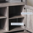 thumbnail image 4 of BELLEZE TV Stand Media Entertainment Center Console - Corin (Gray Wash), 4 of 6
