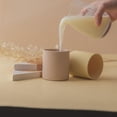 thumbnail image 5 of Vaso de agua de silicona de grado alimenticio anticaída para bebés, con boca abierta, para niños, para aprender a beber, 1 unidad, amarillo, 5 of 5