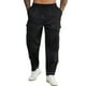 thumbnail image 2 of Ceisia Men's Gift Cargo Pants Relaxed Fit Mid-Rise Elastic Waist Polyester Multi-pocket Snap Button Drawstring Pants, 2 of 7
