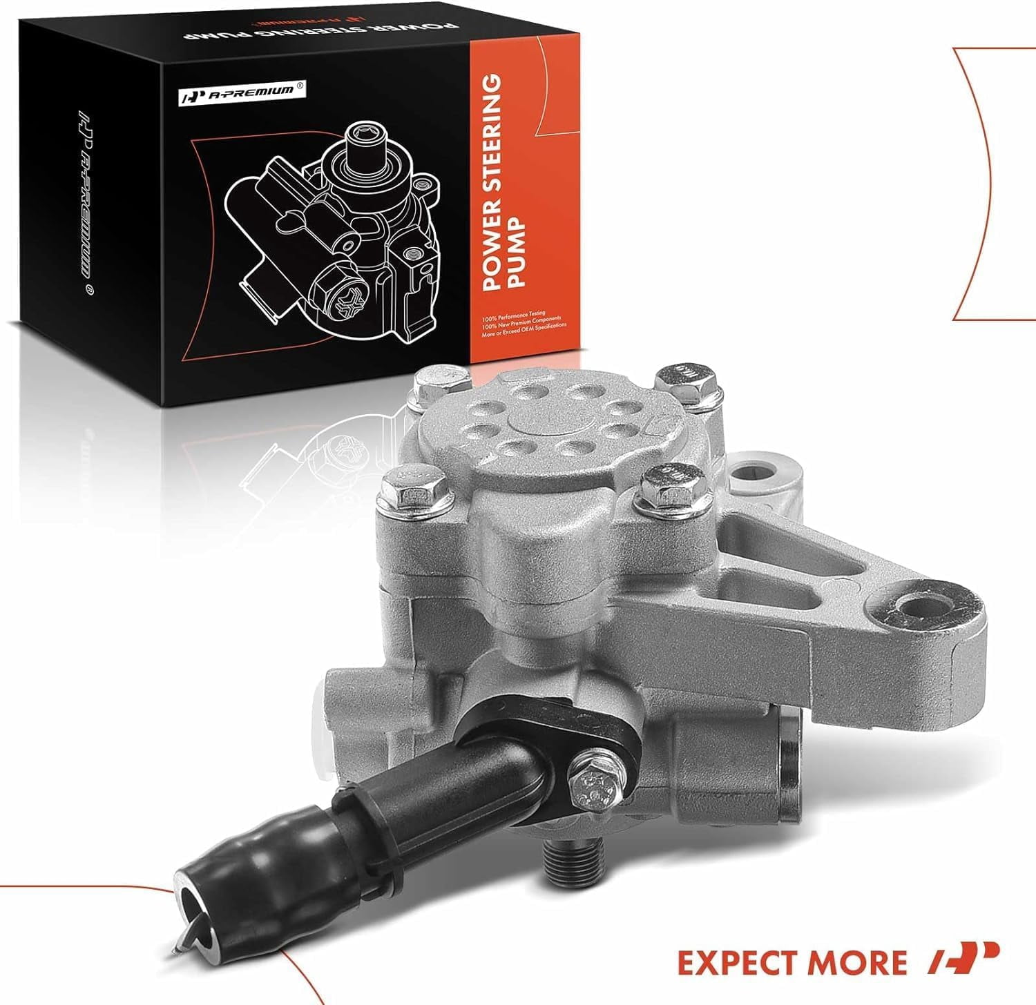 A-Premium Power Steering Pump Replacement for 2005-2010 Honda Odyssey 2007-2013 Acura MDX 3.7L