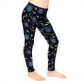 thumbnail image 3 of COEQINE Halloween Bat Mushroom Spider Web Girls's Sport Legging Casual Buttery Soft Athletic Pants Stretchy High Waist Pants, for 4-5 Years Kids Girls, 3 of 7