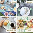 thumbnail image 7 of 150 PCS Sage Green Plastic Silverware Heavy Duty Mint Green Utensil Sets Include 50 Disposable Plastic Forks, 50 Knives, 50 Spoons for Birthday, Baby Shower, Picnic, Spring Party, Wedding, 7 of 7