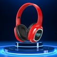 thumbnail image 7 of CXALSSY X3 Active Noise Cancelling Headphones, Over-Ear Headphones with Mic for Kids/Adults/Teen/School/TV, Red, 7 of 7