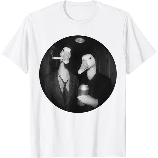 Camiseta divertida para fumar Goose Gen Z Meme Sarcastic Goose Graphic