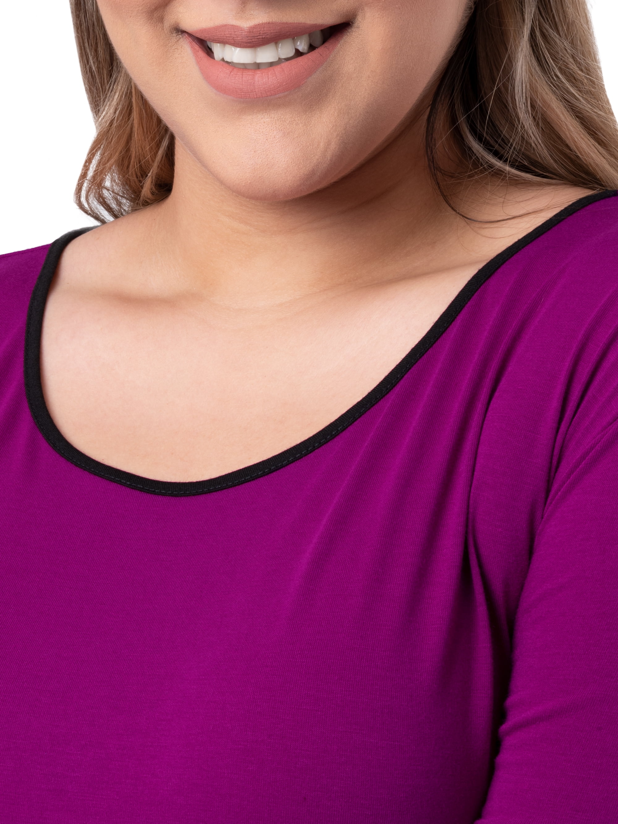Fruit of the Loom Women's Sleep Soft & Breathable Long Sleeve Top & Pant Set, Sizes S-4X