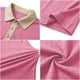 thumbnail image 3 of Camisas de Manga Corta de los Hombres Casual Color Bloqueado Botón de Solapa de Bolsillo Casual Top Transpirable, Manga Corta Tops de Verano para el Ejercicio, 3 of 6