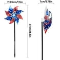thumbnail image 3 of Patriotic American Flag Pinwheels Set 10 Pack Garden Wind Spinners for 4th of July Outdoor Decoration, 3 of 6