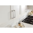 thumbnail image 2 of Amerock Merced 6-5/16 inch (160mm) Center-to-Center Satin Nickel Cabinet Pull, 2 of 7