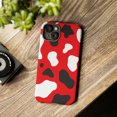 thumbnail image 3 of Red Cow Print Tough iPhone 15 Case-iPhone-Animal Print iPhone Case-iPhone, 3 of 3