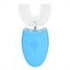 thumbnail image 1 of Cepillo de dientes eléctrico en forma de U de silicona recargable por ultrasonidos para el hogar, cepillo blanqueador de dientes (azul), 1 of 11