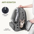 thumbnail image 3 of Mochila para gatos Cawypety, transpirable y transparente, 5 kg, 3 of 8