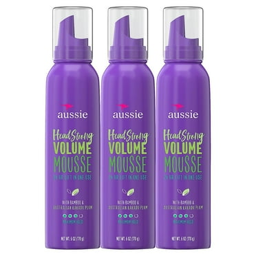 Aussie Headstrong Volume Mousse with Bamboo & Kakadu Plum, 6.0 oz