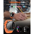 thumbnail image 4 of Military Smart Watches for Men, Smart Watch with 100 Days Battery/Flashlight/Heart Rate/Sleep/SpO2 Monitor/Calling/110+ Sports Mo, 4 of 8