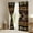 Brown, variant on Erosebridal Bohemian Aztec Curtains for Living Room,Hippie Tribal 30%-50% Blackout Curtains Set of 2 (38x45),Curtains Pack of 2 (38x45),Boho Decoration