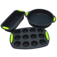 thumbnail image 1 of Yuarrent Accesorios para freidora de aire, 3 uds., 12 tazas uniformes para magdalenas, para varios modelos de moldes para freidora de aire, magdalenas, Herramientas y accesorios para hornear Yuarrent JJ19547-00B, 1 of 6