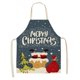 thumbnail image 3 of Delantal de lino con texto en inglés "Merry Christmas" para decoración navideña, accesorios de cocina para el hogar, regalos de Navidad 2024, regalos de Año Nuevo 2025, 3 of 5