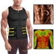 thumbnail image 3 of Chaleco deportivo de neopreno para hombre, con cremallera de doble cara, moldeador y adelgazante, 3 of 5